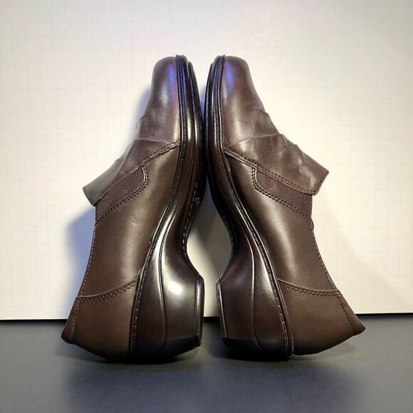 Womens THOM MCAN Brown Wedge Slip On Shoes / Size 8.5 - Picture 7 of 9